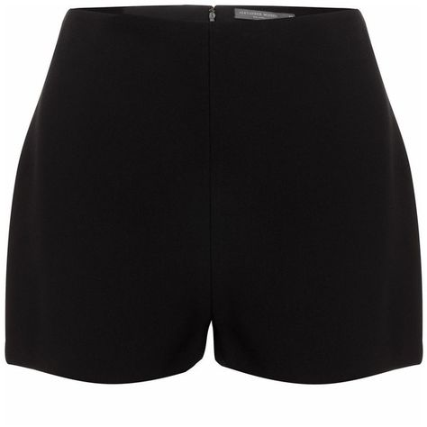 Alexander McQueen Crepe High-Waisted Shorts (164.550 CLP) ❤ liked on Polyvore featuring shorts, bottoms, pants, short, black, highwaist shorts, high-rise shorts, zipper shorts, high waisted zipper shorts and alexander mcqueen High Waisted Shorts Outfit, Chica Punk, Highwaist Shorts, Pants Short, Black High Waisted Shorts, Shorts High Waisted, Zipper Shorts, Girls Fashion Clothes, High Rise Shorts