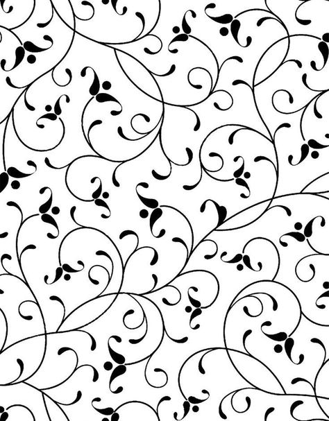 Pattern Svg, Textile Pattern Design, Scroll Pattern, Vector Background Pattern, Black And White Pattern, Seamless Background, Arabesque, Textile Patterns, 그림 그리기