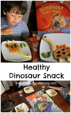 dinosaur snack for kids Dinosaur Snacks, Dinosaur Week, Duncan Edwards, Summer School Crafts, Preschool Food, Dinosaur Food, Dinosaur Activities Preschool, Dino Theme, Dinosaurs Preschool