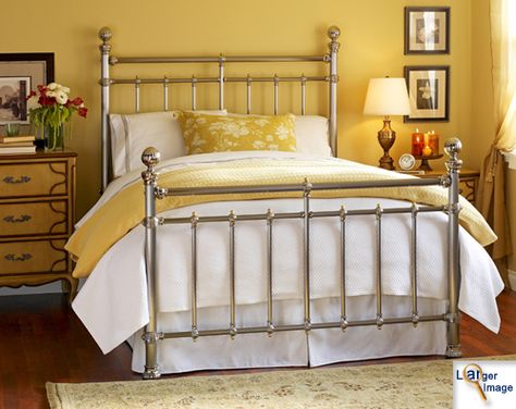 Rod Iron Beds, Wesley Allen Iron Bed, Cast Iron Bed Frame, Iron Bed Frames, Redo House, Black Iron Beds, Antique Iron Beds, Cast Iron Beds, Iron Beds