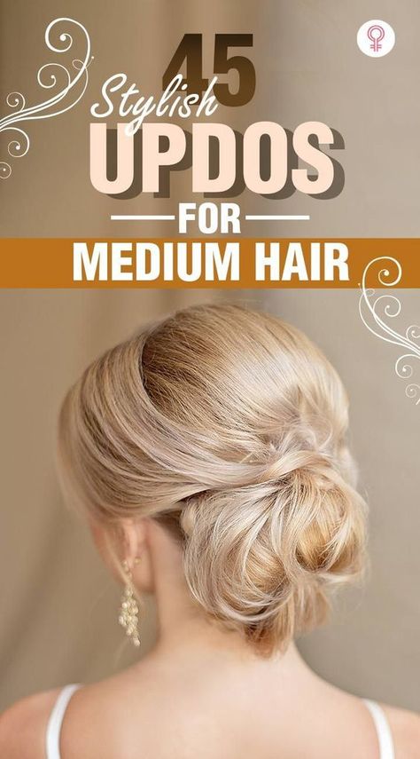 Stylish Updos, Mother Of The Groom Hairstyles, Prom Ponytail, Medium Length Updo, Wedding Hair Up, Guest Hair, Mother Of The Bride Hair, Easy Hair Updos, Up Dos For Medium Hair