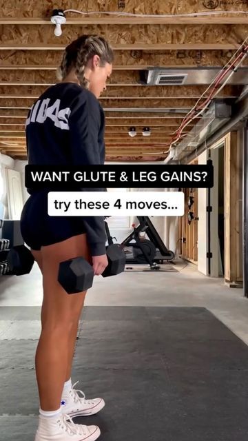 Dumbbell Workouts For Women, Movement With Julie, Glute Gains, Every Muscle Group, Dumbbell Workouts, Weekly Workouts, Leg And Glute Workout, Body Workout Plan, Workout Plan Gym