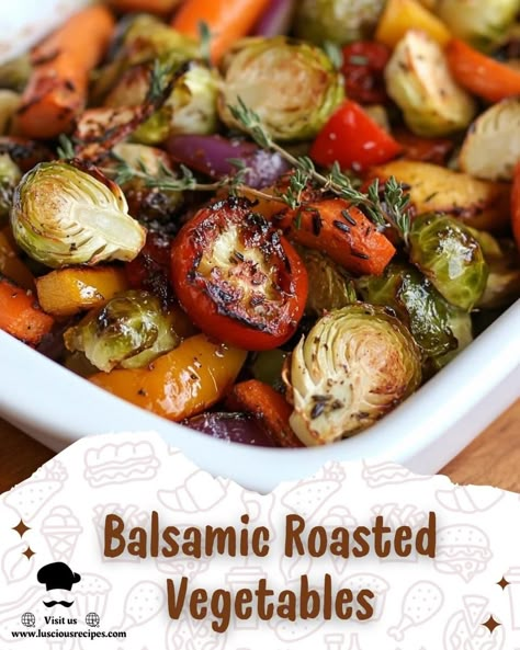 Chicken And Veggies Recipes, Sesame Chicken And Veggies, Balsamic Veggies, Healthy Sheet Pan Chicken, Roasted Vegetables Balsamic, Balsamic Roasted Vegetables, Balsamic Vegetables, Chicken And Veggie Recipes, Roasted Vegetables Recipe