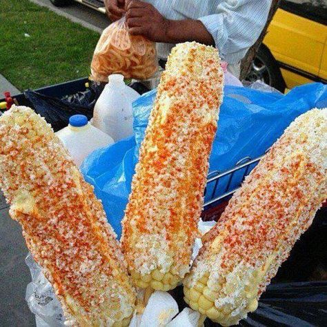 Recetas Salvadorenas, Mexican Snacks, Mexican Corn, Mexico Food, Corn On The Cob, Think Food, Food Goals, Food Obsession, Food Cravings