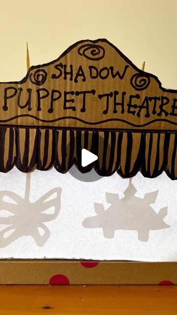 Cardboard Puppet Theater, Puppet Theatre, How To Make Shadow Puppets, How To Make A Shadow Puppet Theatre, Puppet Show Stage, Shadow Puppetry Theatre, Shadow Puppet Theatre, Puppet Shadow Theater, Shadow Box Puppet Theater