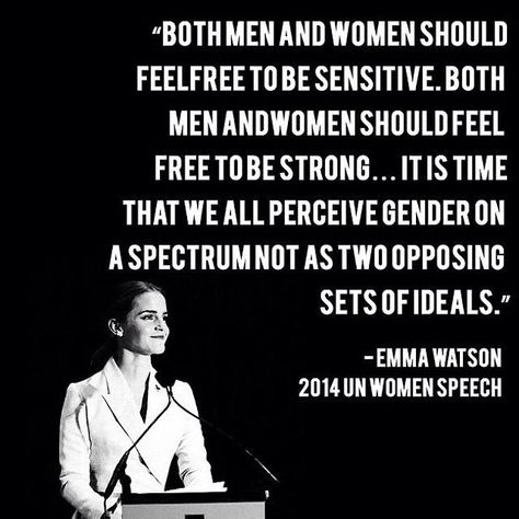 Emma Watson 2014, Gender Equality Quotes, Equality Quotes, Gender Norms, Feminist Quotes, Confidence Quotes, Gender Equality, Smart People, Emma Watson