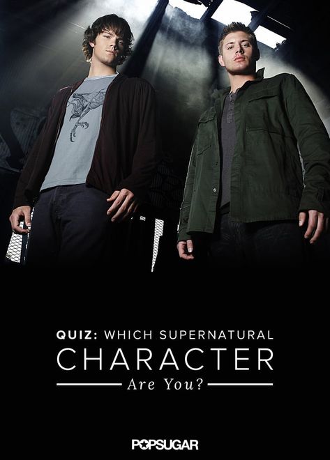 Which Supernatural Character Are You? Supernatural Quizzes, Supernatural Season 12, Dean Castiel, God Mode, Supernatural Wallpaper, Quizzes For Fun, Trivia Questions And Answers, Supernatural Tv Show, Sam Dean