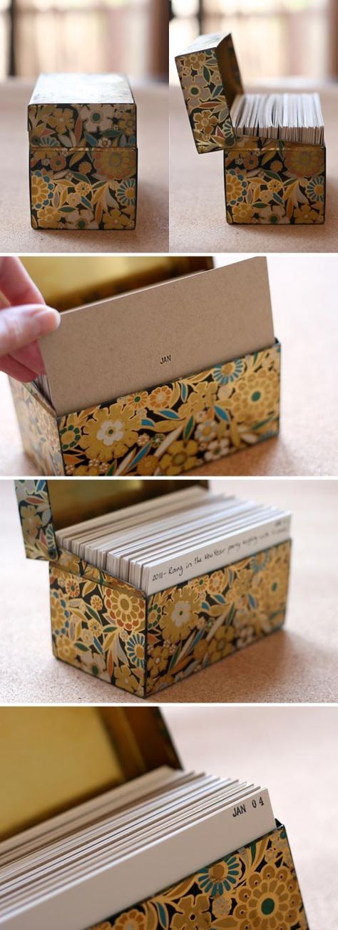 Photo Organizer, 달력 디자인, Letter Organizer, Memory Jar, Calendar Journal, Diy Calendar, Diy Recipe, Daily Reminders, Index Cards