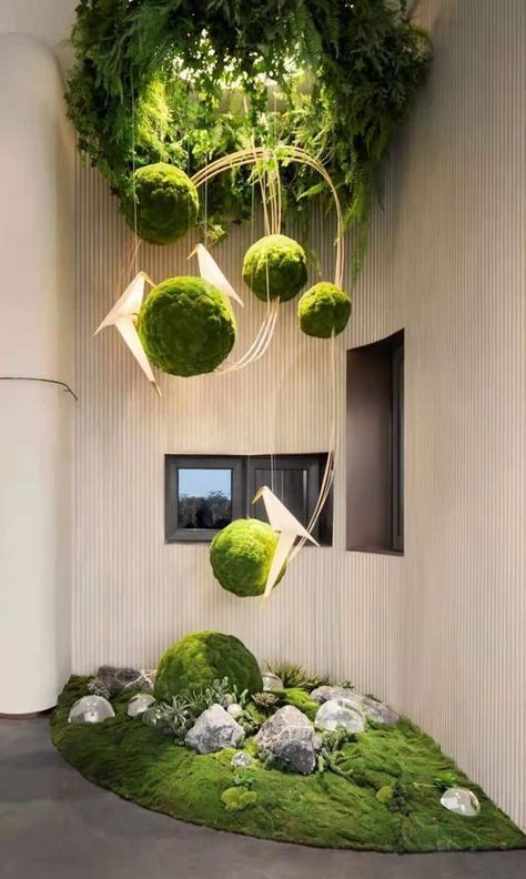 Home decor aesthetics  with plants living room Mos Wand, Plants Living Room, Decoration Hall, Small Balcony Ideas Apartment, Balcony Ideas Apartment, Moss Wall, Apartment Balcony, Small Balcony Ideas, Apartment Balcony Decorating