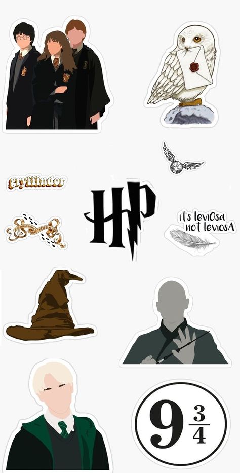 Harry Potter Stickers Printable, Tari Hip Hop, Stickers Harry Potter, Poster Harry Potter, Imprimibles Harry Potter, Harry Potter Stickers, Harry Potter Printables, Harry Potter Background, Diy Photo Book