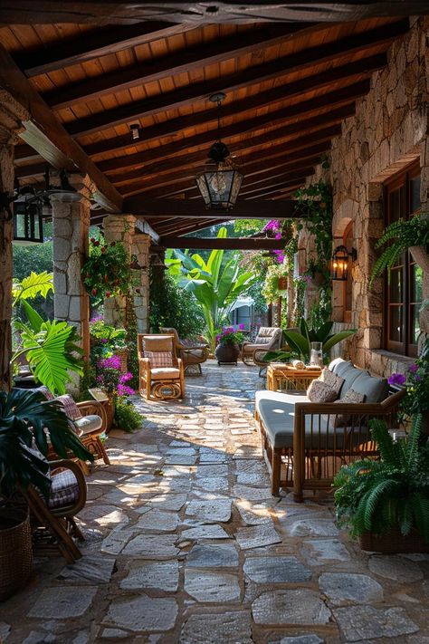 14 Breathtaking Covered Patio Ideas That WOW 33 Entry Way Ideas Outdoor, Outdoor Porches Ideas, Back Patio Ideas Covered, Covered Patio Ideas Attached To House, Patio Covers Attached To House, Covered Patios Attached To House, Tuscan Backyard, Patio With Pergola, Patio Covering