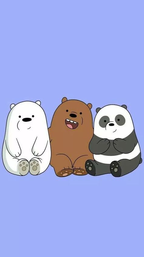 We Bare Bears Wallpapers, Ice Bears, Cute Panda Wallpaper, We Bear, Funny Wallpaper, We Bare Bears, Bare Bears, Wallpapers Iphone, Bear Wallpaper