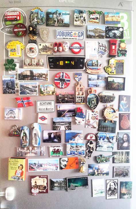 #Fridge #magnets #collection #travel #souvenir http://travel.prwave.ro/fridge-magnets-new-additions-to-my-collection/ Magnets On Fridge, Travel Pins Collection, Souvenir Magnet Display Ideas, Fridge Magnets Aesthetic, Travel Magnet Display Ideas, Magnets Aesthetic, Travel Collection Ideas Souvenirs, Display Travel Magnets, Magnet Board For Travel Magnets