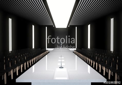 Download the royalty-free photo "3D illustration of fashion empty runway with spot light. before a fashion show" created by Nesta at the lowest price on Fotolia.com. Browse our cheap image bank online to find the perfect stock photo for your marketing projects!