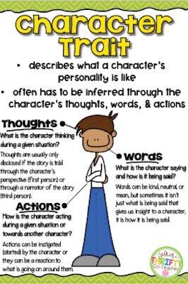 Character Trait Anchor Chart, Reading Skills Activities, Teaching Character Traits, Counseling Classroom, Test Prep Strategies, Elementary Reading Activities, Actions Words, Tips For Reading, Reading Response Activities