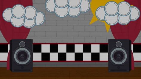 Fnaf Backgrounds Stage, Gacha Stage Background, Fnaf 1 Stage, Fnaf Backgrounds Gacha, Fnaf Gacha Background, Fnaf Backgrounds, Fnaf Gacha Club, Cool Colorful Backgrounds, Circus Background