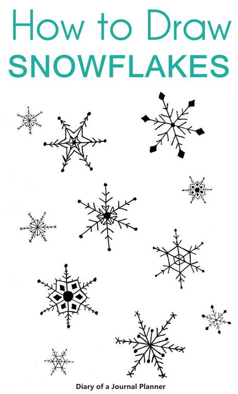 Simple step by step snow flake doodle and drawing tutorials for your Art Christmas Cards or crafts. Snow Flake Doodles Easy, Christmas Card Ideas Snowflakes, Christmas Doodles Simple, Snow Flakes Drawing Easy, How To Draw Christmas Lights, Snow Doodles, Easy Snowflake Drawing, Simple Christmas Doodles, Christmas Doodle Art