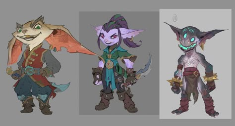 Yordle Concept Art - Ruined King: A League of Legends Story Art Gallery Arcane Design, Grace Liu, Slime Monster, Indian Art Illustration, Legend Stories, Story Art, Fantasy Races, Concept Art Character, Amazing Drawings