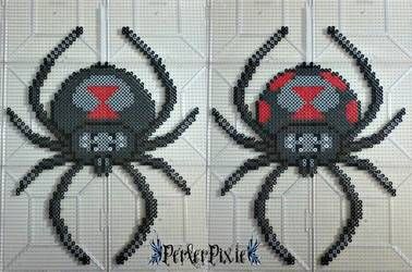 PerlerPixie - Hobbyist, Artisan Crafter | DeviantArt Perler Halloween, Eight Legged Freaks, Kill It With Fire, Perler Art, Hama Beads Patterns, Iron Beads, Melting Beads, Spooky Pumpkin, Perler Patterns