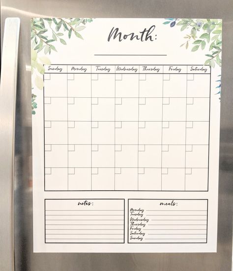 Eucalyptus Refrigerator Calendars| Magnetic Fridge Calendars just $24.99! Fridge Calendar Ideas, Magnetic Calendar Fridge, Wall Calendar Organizer, Cuadros Aesthetic, Refrigerator Calendar, Kitchen Calendar, Calender Ideas, Botanical Calendar, Calendar Organizer