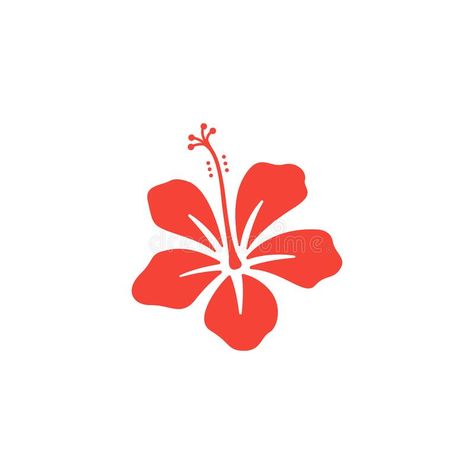 Hibiscus Vector Illustrations, Santan Flower Drawing, Cartoon Hibiscus Flower, Hibiscus Flower Vector, Hibiscus Flower Logo, Gumamela Tattoo, Hibiscus Icon, Hibiscus Vector, Hibiscus Flower Illustration