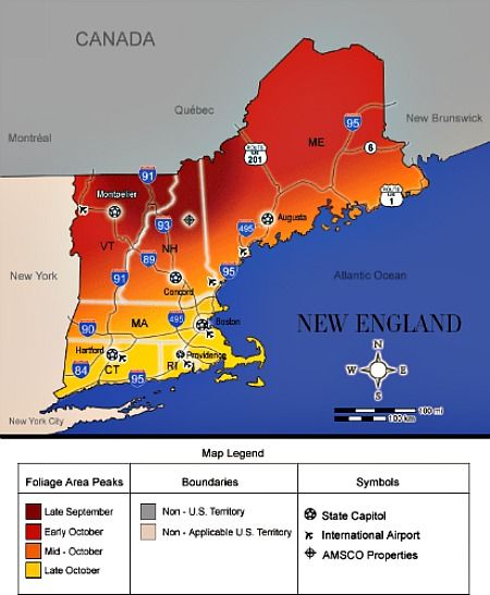 driving map of new england for fall colors | Fall Foliage in New England, Maine Fall Foliage, Fall Foliage Tours Halloween New England, New England Leaf Tour, New England Travel Fall, New England Fall Road Trip Itinerary, New England Fall Road Trip Map, Living In Maine, Fall Foliage New England, Canada Fall, New England Foliage