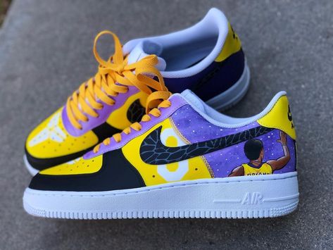 Kobe Bryant Air Force 1 Custom Check more at https://kingshooz.com/product/kobe-bryant-air-force-1-custom-8/ Airforce Custom, Af1 Custom, Customized Earrings, Af1 Shoes, Nike Air Force 1 Custom, Painted Clothes Diy, Custom Af1, Unique Sneakers, Air Force 1 Custom