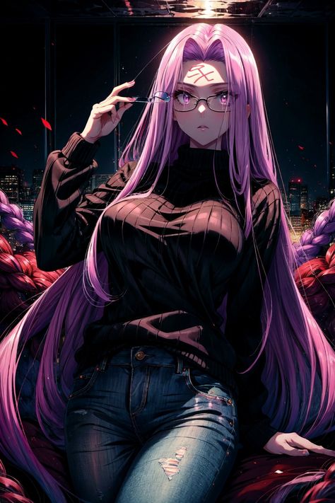 Medusa 💜 Fate Medusa Rider, Medusa Fate, Medusa Gorgon, Chihiro Y Haku, Wallpapers Desktop, Cool Wallpapers, Fate Anime Series, Fate Zero, Comics Girl