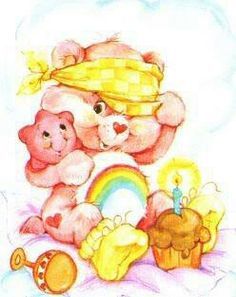 What do you do with a baby-sized Care Bear? Description from pinterest.com. I searched for this on bing.com/images Tenderheart Bear, Care Bears Vintage, Care Bear Party, Funshine Bear, Care Bears Cousins, Bear Images, Bear Photos, A Teddy Bear, 80s Cartoons