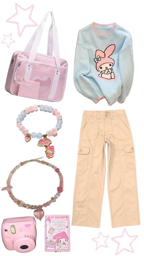 masc pastel my melody outfit #cutecore #kawaiicore #pastel #pastelaesthetic Masc Pastel Outfits, Pastel Clothes Men, Pastel Emo Outfits, Pastel Kidcore Outfits, Pastel My Melody, Pastel Femboy Outfit, Soft Boy Aesthetic Outfits, Melody Outfit, My Melody Outfit