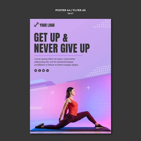 Running Competition, Concept Poster, Class Poster, Poster Template Free, Bike Poster, Flyer Poster, Sport Poster, Fashion Poster, Yoga Class