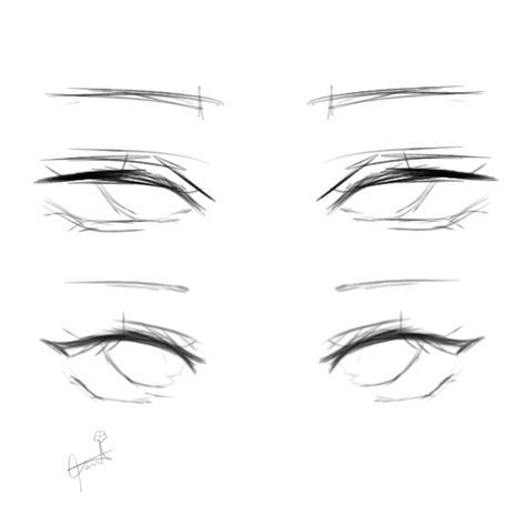 Pleading Eyes Drawing, How To Draw Beautiful Eyes, Side View Eyes Reference, Art Sketches Tutorial Step By Step, How To Draw Eyes Looking Up, Closed Eye Drawing Reference, How To Draw A Male Eye, Eye Tips Drawing, Tutorial How To Draw Eyes