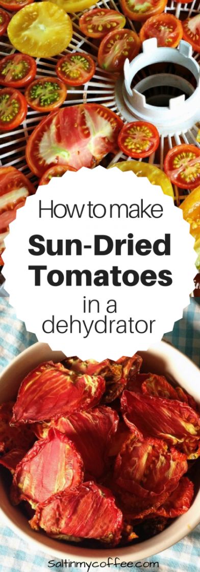 Dehydrate Tomatoes, Dehydrator Recipes Fruit, Make Sun Dried Tomatoes, Dehydrated Food Recipes, Dehydrator Ideas, Dehydrated Recipes, Dehydrating Food Storage, Dehydrating Recipes, Tomatoes Recipes