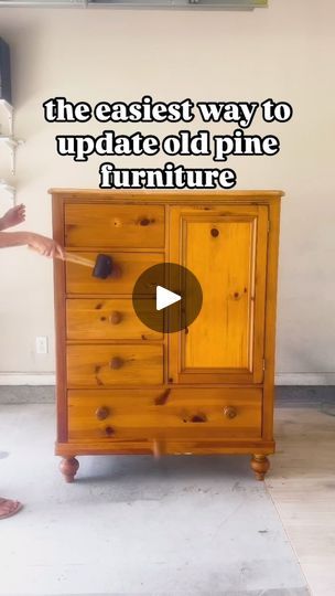 3M views · 48K reactions | I bought this armoire for $40 & sold it for $575 in one day💰

Here’s how I did it:
+ stripped the entire piece (this makes sanding a BREEZE)
+ lightly sanded with 220 to smooth/even
+ added my favorite tan wash (1:1 ratio tan paint to water, I used a sample of rustic taupe by Benjamin Moore)
+ apply and wipe off
+ lightly sand with 400 to smooth
+ apply top coat for durability

Comment LIST and I will dm you all the products I used! Don’t forget to save this post and follow me for more furniture flips!

 #furnitureflip #dresserflip #paintwash | molly harris | diy furniture flips Painting Dressers, Eco Industrial, Cedar Cottage, Repurposed Wood Projects, Tan Wash, Dresser Flips, Country Home Interiors, Furniture Refinishing Ideas, Room Kitchen Ideas