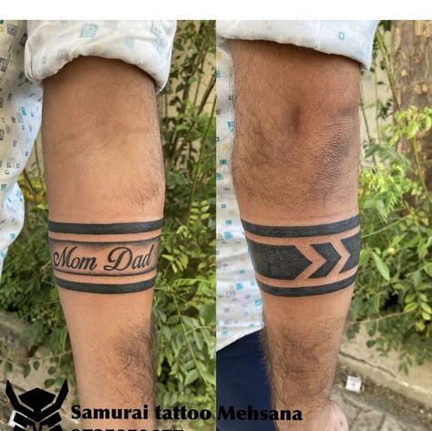 Arm Belt Tattoo For Men, Belt Tattoo For Men, Tattoo Mom Dad, Belt Tattoo, Tattoo For Mom, Band Tattoos For Men, Mom Dad Tattoo Designs, Mens Tattoos, Tattoo Band