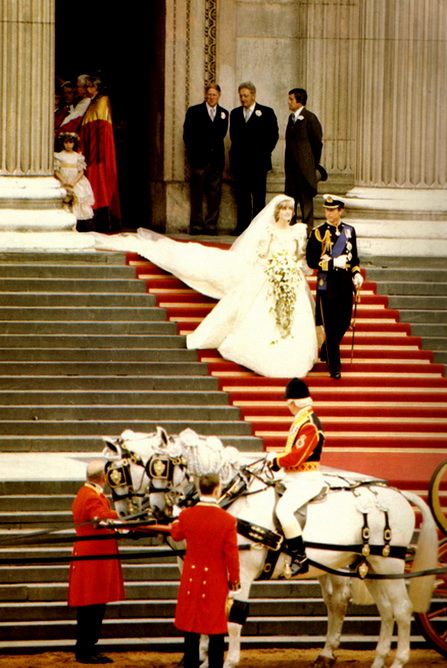 Charles And Diana Wedding, Princess Diana Wedding, Prince Charles And Diana, Diana Wedding, St Paul's Cathedral, Princes Diana, Charles And Diana, Lady Diana Spencer, British Monarchy