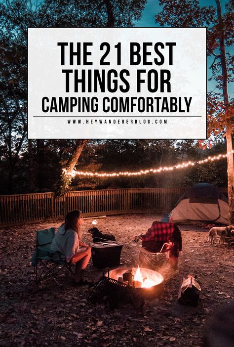 Things For Camping, Camping Comfortably, Zelt Camping Hacks, Cosy Camping, What To Take Camping, Camping Things, Zelt Camping, Cozy Camping, Camping Must Haves