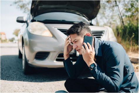 Handling Common Road Emergencies | A Guide to Staying Safe - Express Driving School Defensive Driving, Towing Service, Radiator Cap, Driving School, Roadside Assistance, Manual Car, Flat Tire, Brake Pedal, Brake Fluid