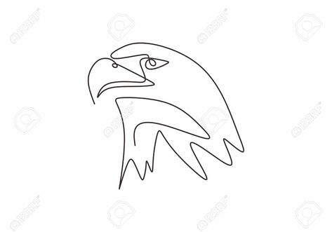 Simple Hawk Drawing, Eagle Line Tattoo, Eagle Outline Tattoo, Animal Line Tattoo, Cute Eagle Drawing, Eagle Drawing Simple, Fine Line Eagle Tattoo, Drawing Of Eagle, Eagle Line Drawing