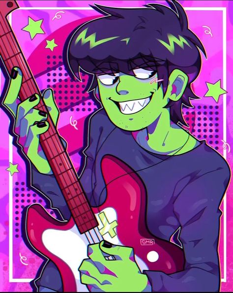 Back When I Was Younger, Spider Man Atsv, Murdoc Gorillaz, Sunshine In A Bag, Gorillaz Fanart, I Want Pizza, Murdoc Niccals, Silly Monkey, Monkeys Band