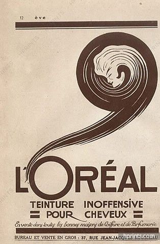 Loreal Logo, Loreal Cosmetics, Vintage Advertisement, Retro Women, L Oreal, Loreal Paris, Original Prints, Vintage French, For Hair