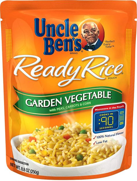 Rice Garden, Uncle Bens Rice, Easy Dinner Sides, Pilau Rice, Recipe Icon, Flavored Rice, Uncle Bens, Vegetable Rice, Garden Vegetable