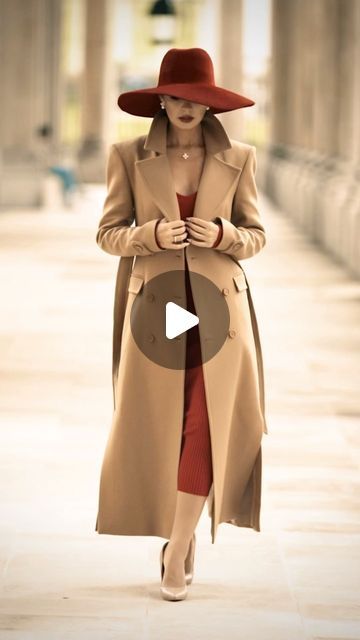 Uliana Usenko 🇺🇦 on Instagram: "The lady in the hat❤️ • Hat from @juste_un_chapeau • Coat from @karen_millen • Jewellery from @nicecreamlondon • Video by @leonbirgers #classystyle #elegant #ladystyle" Cream Coat, November 8, The Lady, Karen Millen, Fashion Classy, Party Dress, Wardrobe, Dresses, On Instagram