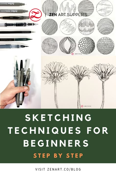 Learn Pencil Sketching, Learning To Sketch For Beginners, How To Sketch With Pencil, Beginning Sketchbook Ideas, Beginning Drawing Lessons, Learn How To Sketch For Beginners, Sketch Excercises, Sketching Tutorials For Beginners, Sketch Begginers