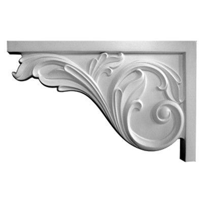 Ekena Millwork Acanthus 7 3/4"H x 11 3/4"W x 3/4"D Large Stair Bracket Stair Brackets, Handrail Brackets, Flooring Projects, Stair Risers, Historical Design, Interior Stairs, Construction Adhesive, Faux Finish, House Stairs