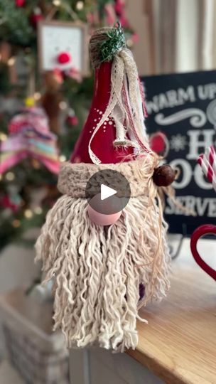 Wine Bottle Gnome (Video) | Wine Bottle Gnome (Video)

#christmascrafts #diychristmasdecorations #handmadeholidays #homemadeornaments #diyxmasgifts #christmasdiy #xmascrafting | By Knot Just ChalkFacebook Wine Bottle Gnomes, Wine Bottle Gnome, Creamer Bottles, Santa Wine Bottle, Wine Bottle Crafts Christmas, Christmas Shots, Santa Gnome, Christmas Party Themes, Diy Xmas Gifts