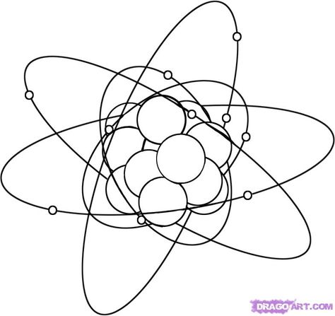 how to draw an atom step 7 Atom Drawing, Atom Tattoo, Drawing Models, Atomic Structure, Apocalypse Art, Stained Glass Birds, Drawing Guide, Easy Doodle Art, Model Drawing