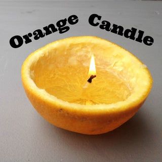 Question Diy Orange Candle, Orange Peel Candle, Fruit Candles, Orange Candle, Quick Diy, Creative Arts And Crafts, Diy Art Projects, Orange Fruit, Fun Hobbies