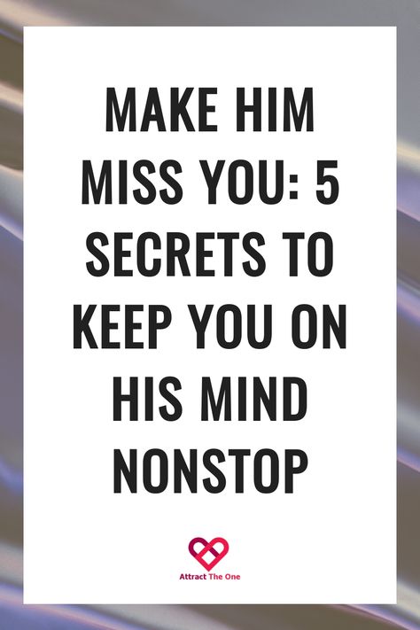 Make him miss you: 5 secrets to keep you on his mind nonstop. New Long Distance Relationship Quotes, Long Distance Notes For Boyfriend, Awkward Conversations, Miss You Text, Long Distance Dating, Surprise Date, Make Him Miss You, Understanding Men, Missing You Quotes