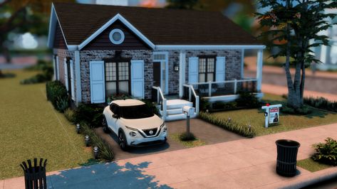 The Sims 4 3 Bedroom House, Sims 4 Houses 1 Bedroom, Sims 4 Atlanta House, Sims 4 Houses Builds, Starter Homes Sims 4, Sims 4 Cc Starter Home, Sims 4 House Lot Download, Urban Houses Sims 4, Sims 4 Houses Urban